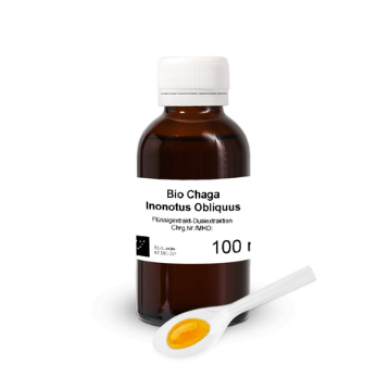 BIO Chaga (Inonotus o.) - Flüssigextrakt, 100 ml / TYROLER GLÜCKSPILZE