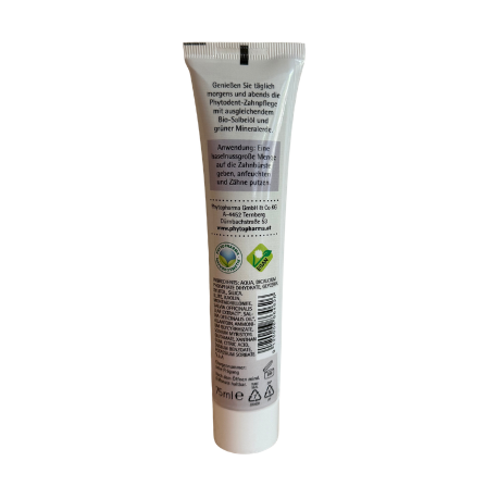 Zahncreme Salbei - "Die Ausgleichende“ - mit grüner Mineralerde & Salbeiöl / Phytodent
