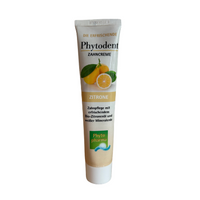 Zahncreme Zitrone - "Die Erfrischende“ - mit grüner Mineralerde & Zitronenöl / Phytodent