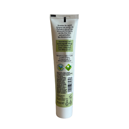 Zahncreme Aloe Vera - "Die Sanfte“ - mit Aloe Vera & Malvenextrakt / Phytodent