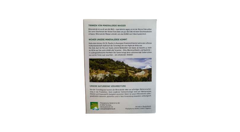Grüne Mineralerde - ultrafein und naturrein, 250 g / Phytopharma