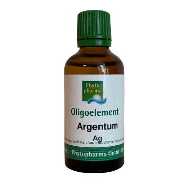 Silber (Argentum) Tropfen Oligoelement - Ionisierte Argentum-Lösung / Phytopharma