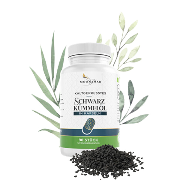 Schwarzkümmelöl / VEGAN Kapseln / MOONAMAR