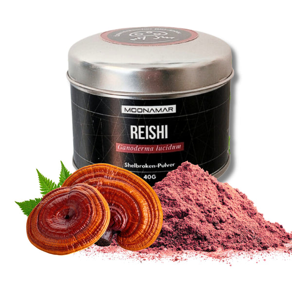 BIO Reishi (Ganoderma l.) Shellbroken* Pulver / 40G / MOONAMAR