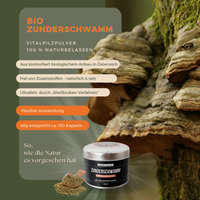 BIO Zunderschwamm (Fomes f.) Shellbroken* Pulver / 40G / MOONAMAR