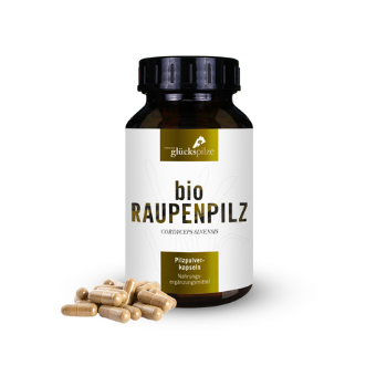 BIO Raupenpilz (Cordyceps s.) 120 vegane Kapseln / TYROLER GLÜCKSPILZE