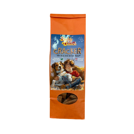 Buddy Snack Cracker für Mensch & Hund - 100g Packung