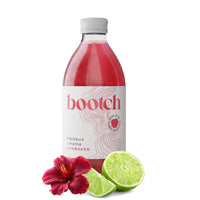 Kombucha mit Hibiskus und Limette / 330 ml / BOOTCH
