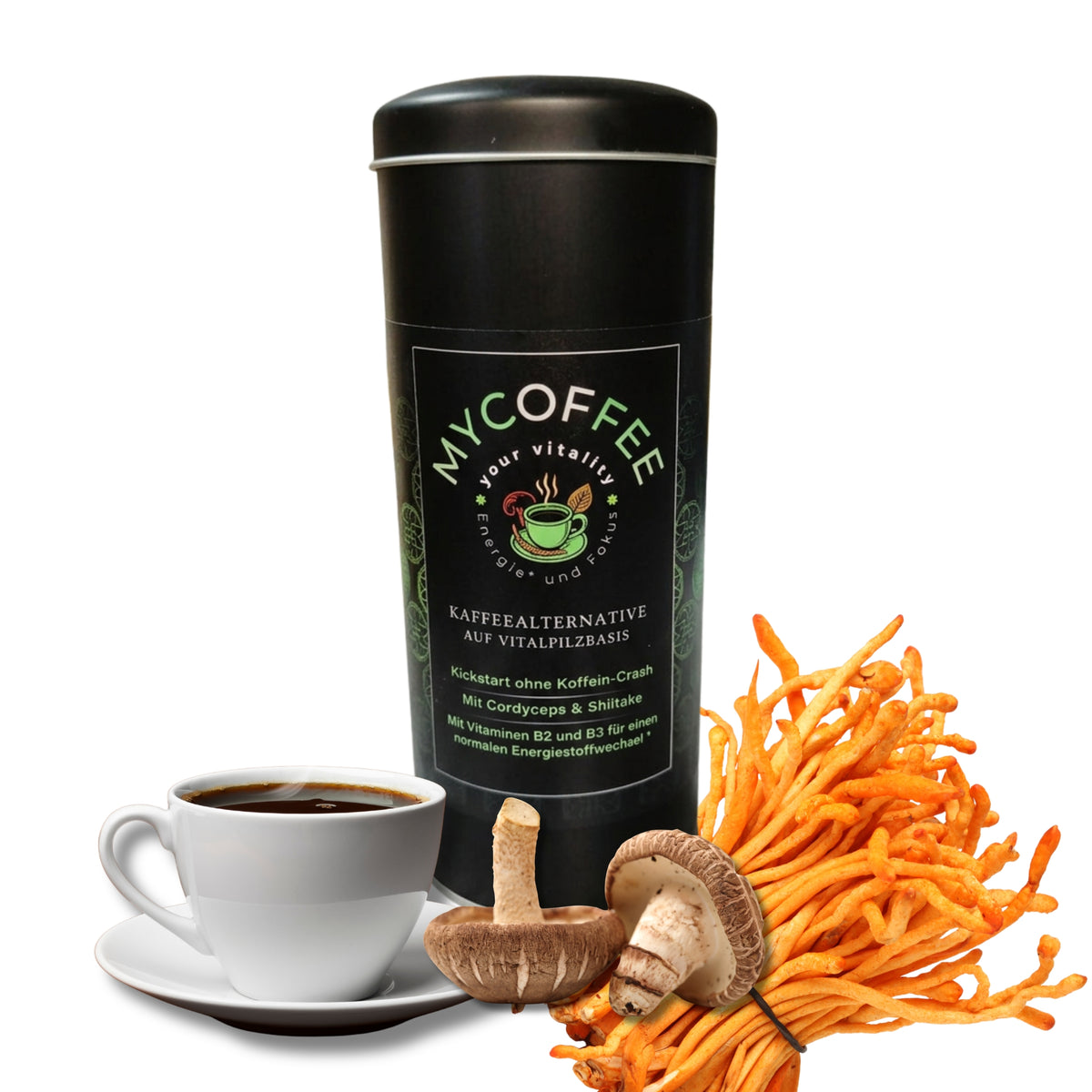 Mycoffee - Your Vitality - Kaffeealternative auf Vitalpilzbasis (350 g)