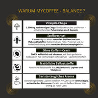 MYCOFFEE - Your Balance- Kaffeealternative basierend auf Chaga & Lupinen