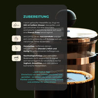 MYCOFFEE Dream – Deine Abend-Kaffeealternative mit Igelstachelbart, Reishi & Vitamin B3