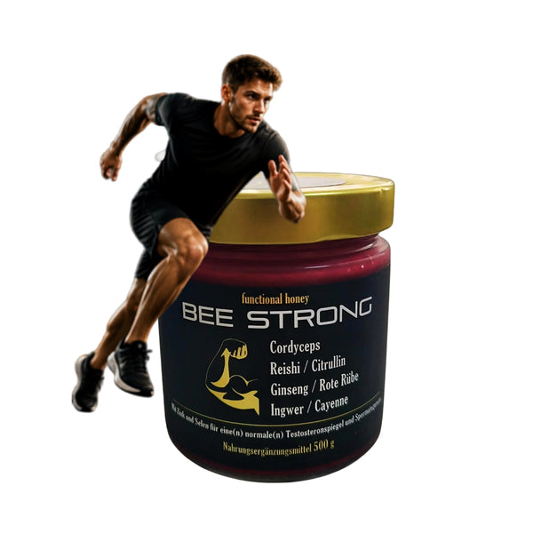 Einzigartige Honig-Vitalpilz-Mischung „BEE STRONG“