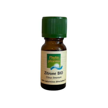 Zitrone BIO - 100% naturreines, ätherisches Öl / Phytopharma
