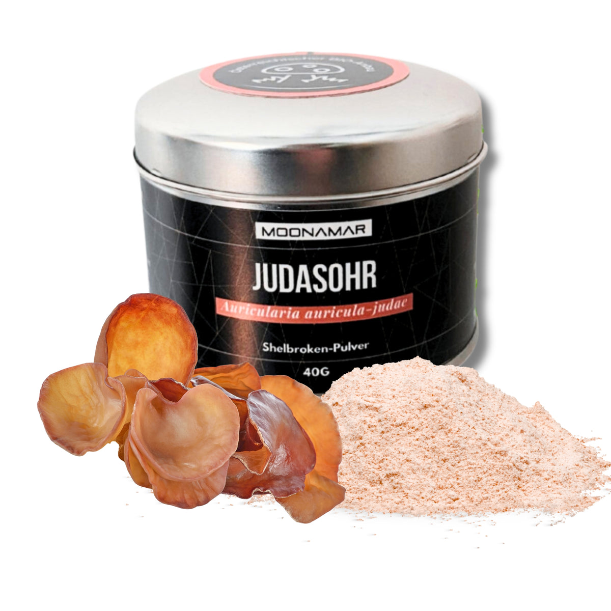 BIO Judasohr (Auricularia a. j.) Shellbroken* Pulver / 40G / MOONAMAR