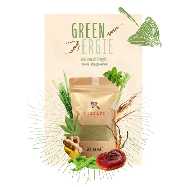 Pilztee-Mischung GreenErgie / Fungifee 100g