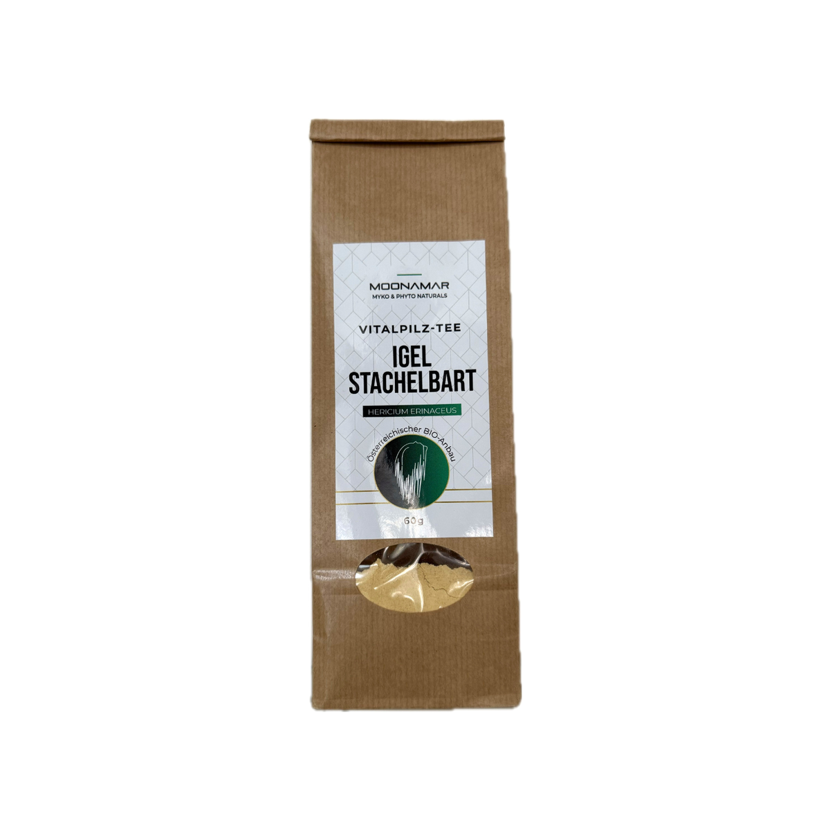 BIO Igelstachelbart-Tee (Hericium e., Löwenmähne) / 60g / MOONAMAR