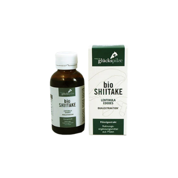 BIO Shiitake (Lentinula e.) - Flüssigextrakt, 100 ml / TYROLER GLÜCKSPILZE
