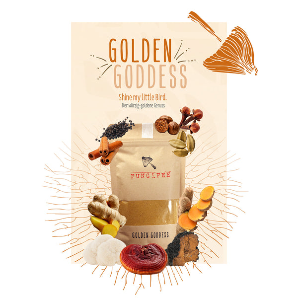 Pilztee-Mischung Golden Goddess / Fungifee 100g