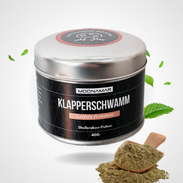 Klapperschwamm Shellbroken Pulver (Maitake, Grifola frondosa) von MOONAMAR aus Wien - Österreichisches Produkt