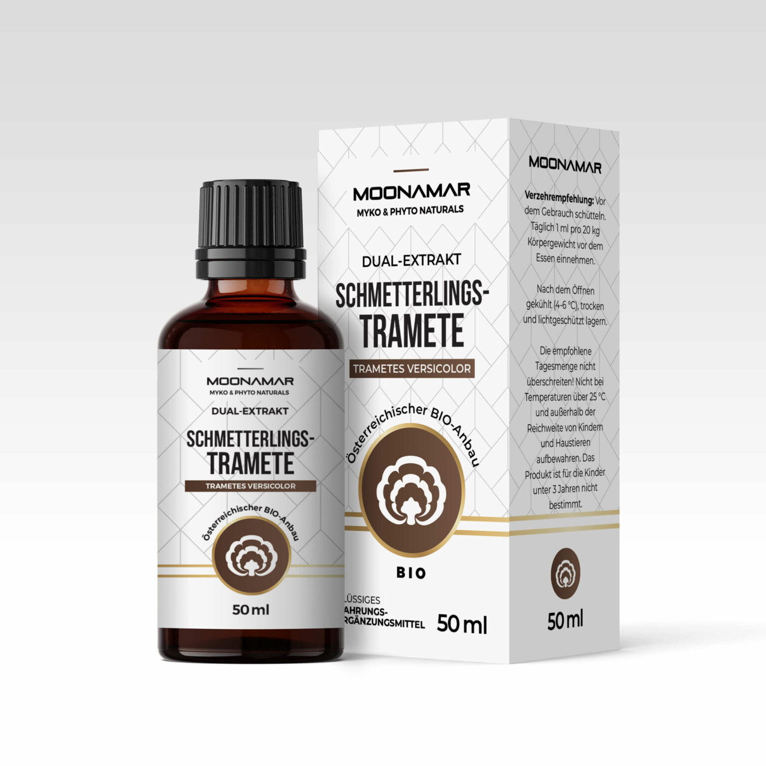 Schmetterlingstramete (Coriolus v.) / 50 ml BIO Essenz / MOONAMAR